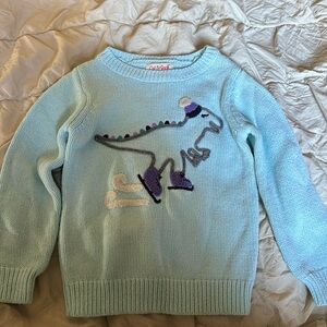 Cat & Jack girls Dino sweater